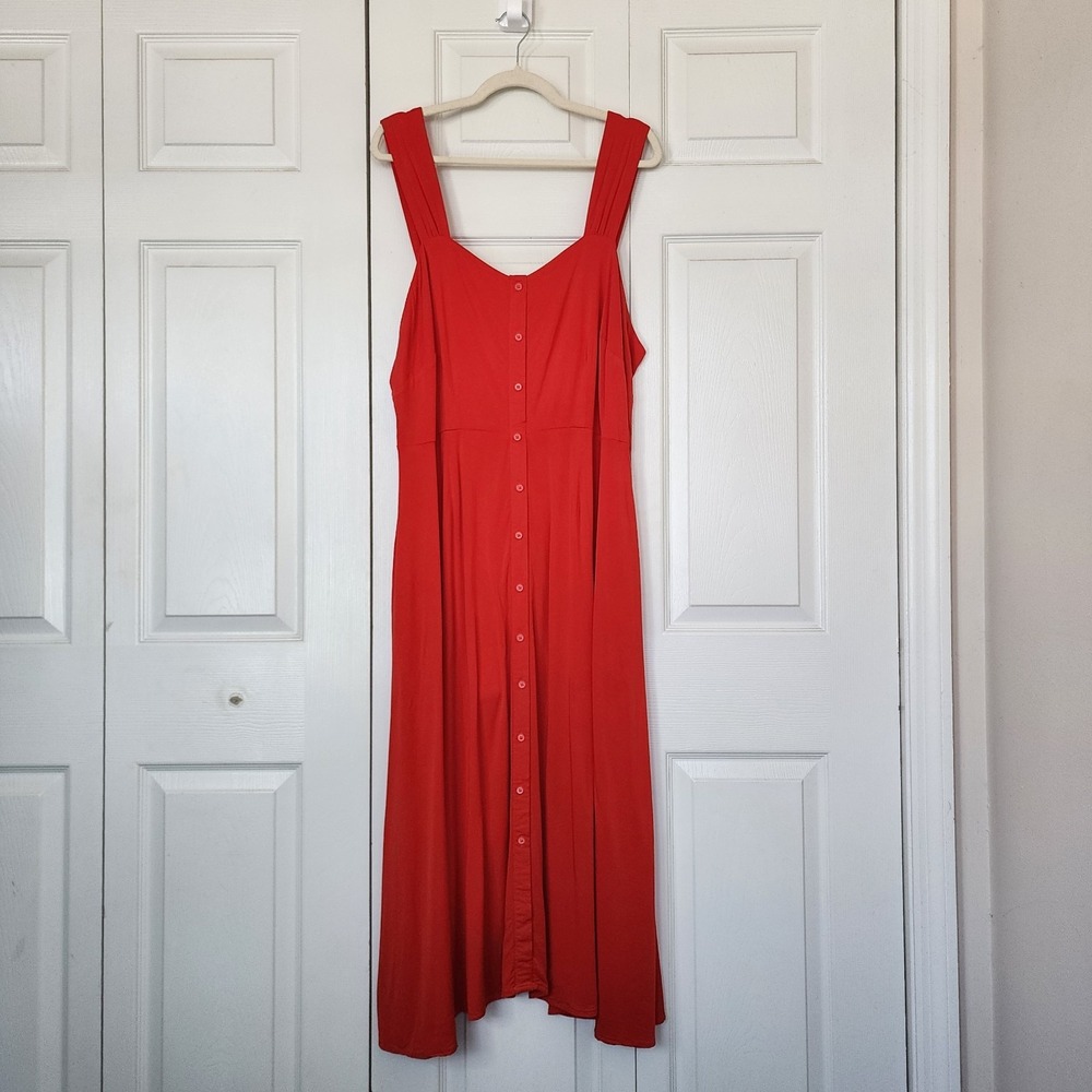 Ava&Viv Classic Sweetheart Neckline Maxi Dress Large Parisian Resort Old Money - Picture 10 of 10